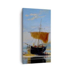 Impression sur toile - Image sur toile - Eau, terre, air - 45x80 cm