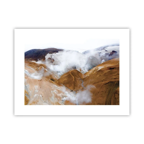 Affiche - Poster - Le charme brut de l'Islande - 40x30 cm