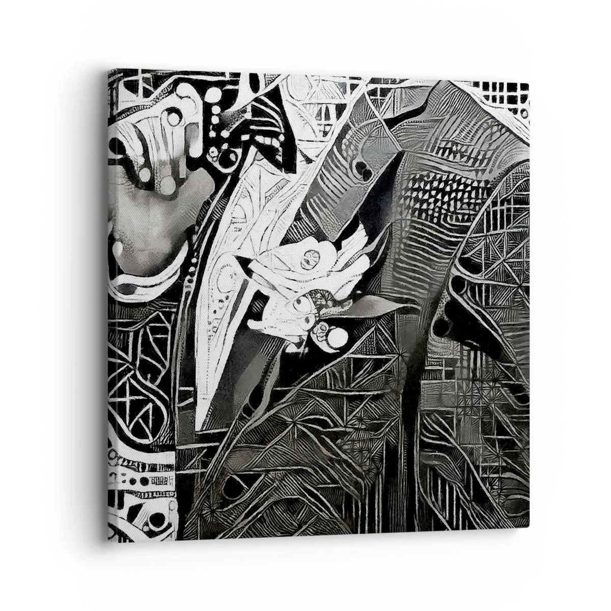 Impression sur toile - Image sur toile - Seulement en apparence un homme froid - 30x30 cm