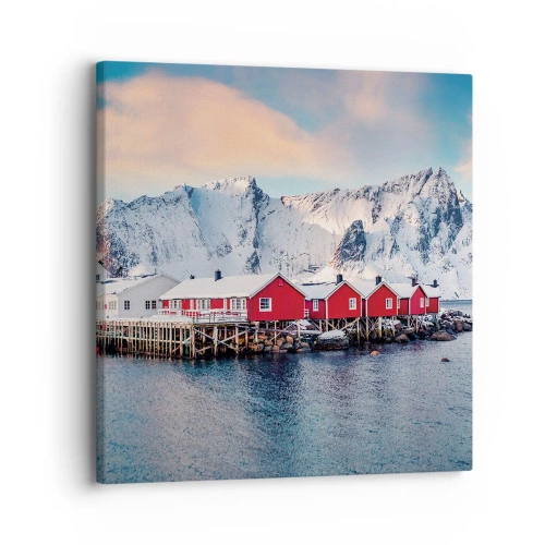 Impression sur toile - Image sur toile - Retraite dans le nord - 30x30 cm