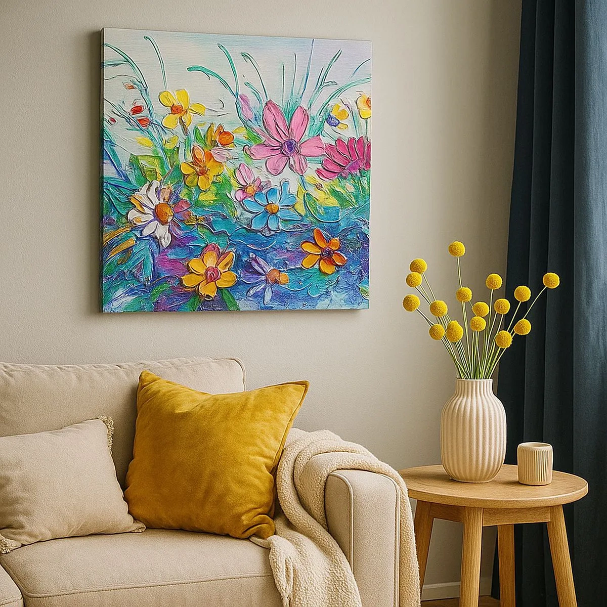 Impression sur toile - Image sur toile - Absolument pas une nature morte - 30x30 cm