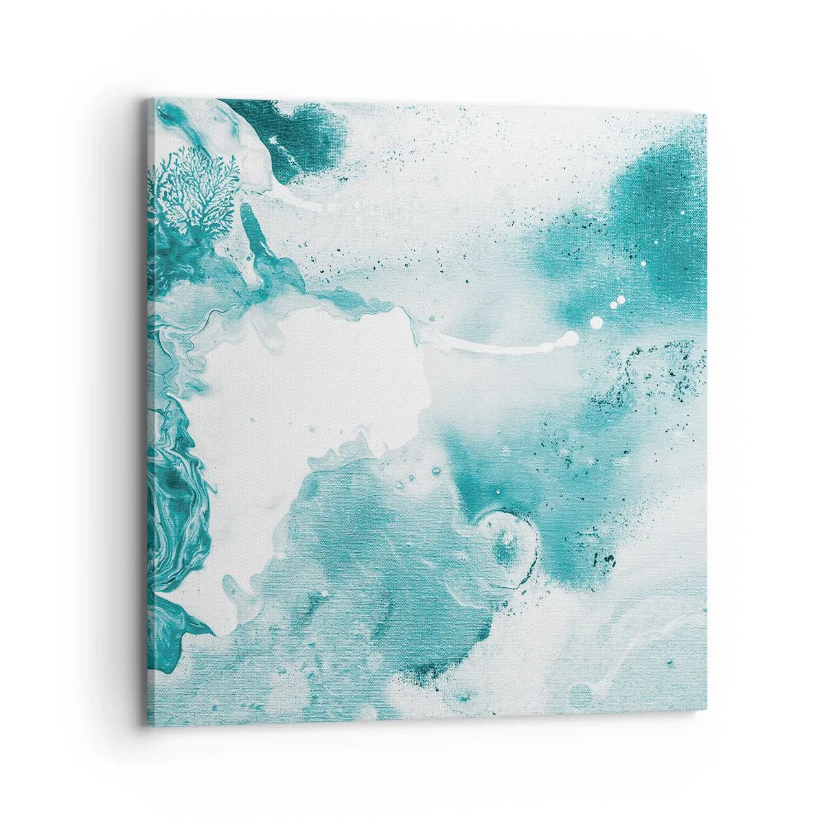 Impression sur toile - Image sur toile - Marécage bleu - 70x70 cm