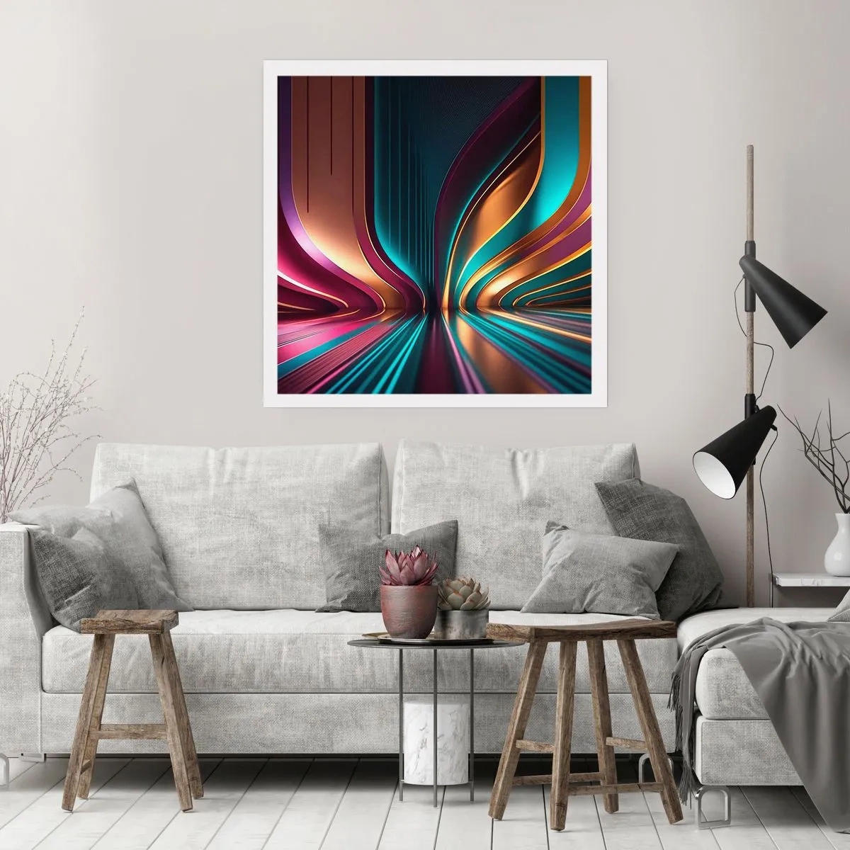 Affiche - Poster - Architektura światła - 30x30 cm