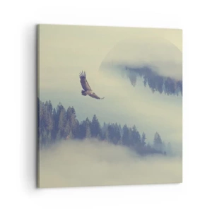 Impression sur toile - Image sur toile - J'ai vu l'ombre d'un aigle - 60x60 cm