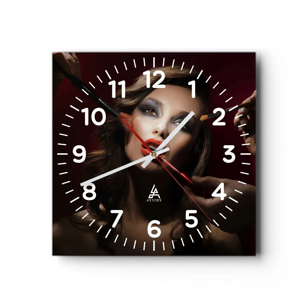 Horloge murale - Pendule murale - Belle rêveuse - 40x40 cm