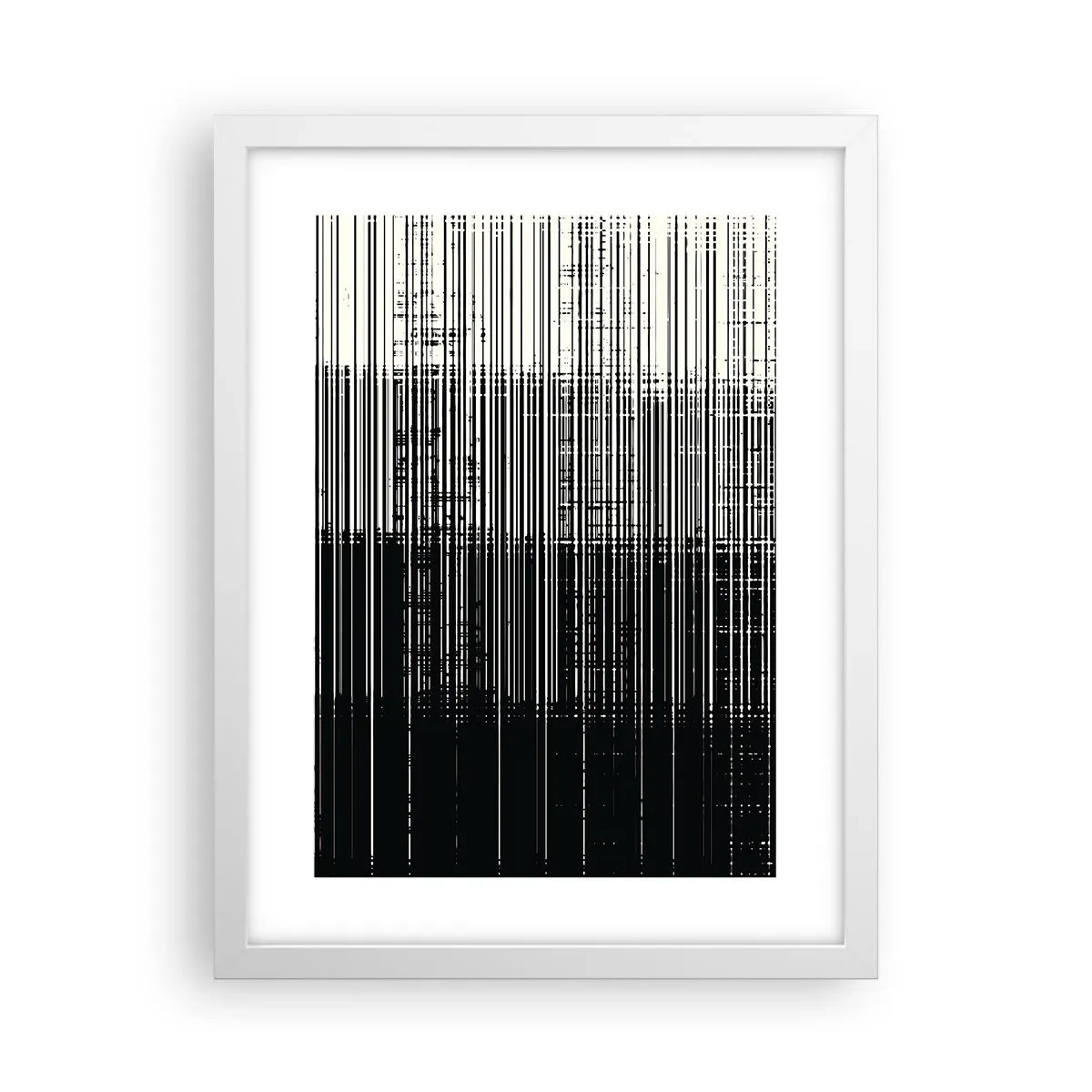 Affiche dans un cadre blanc - Poster - Ondes et vibrations - 30x40 cm