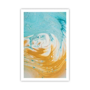 Affiche - Poster - Tourbillon pastel - 61x91 cm