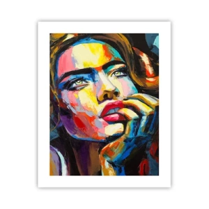 Affiche - Poster - Les rêves volent dans le ciel comme des oiseaux - 40x50 cm