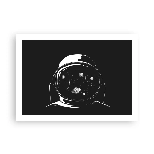 Affiche - Poster - Sympa la vue - 70x50 cm