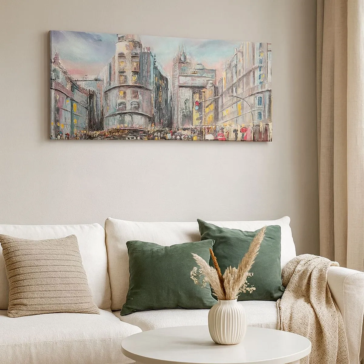 Impression sur toile - Image sur toile - Ce sera une soirée réussie - 100x40 cm