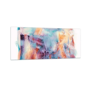 Impression sur verre - Image sur verre - Un désordre coloré - 100x40 cm