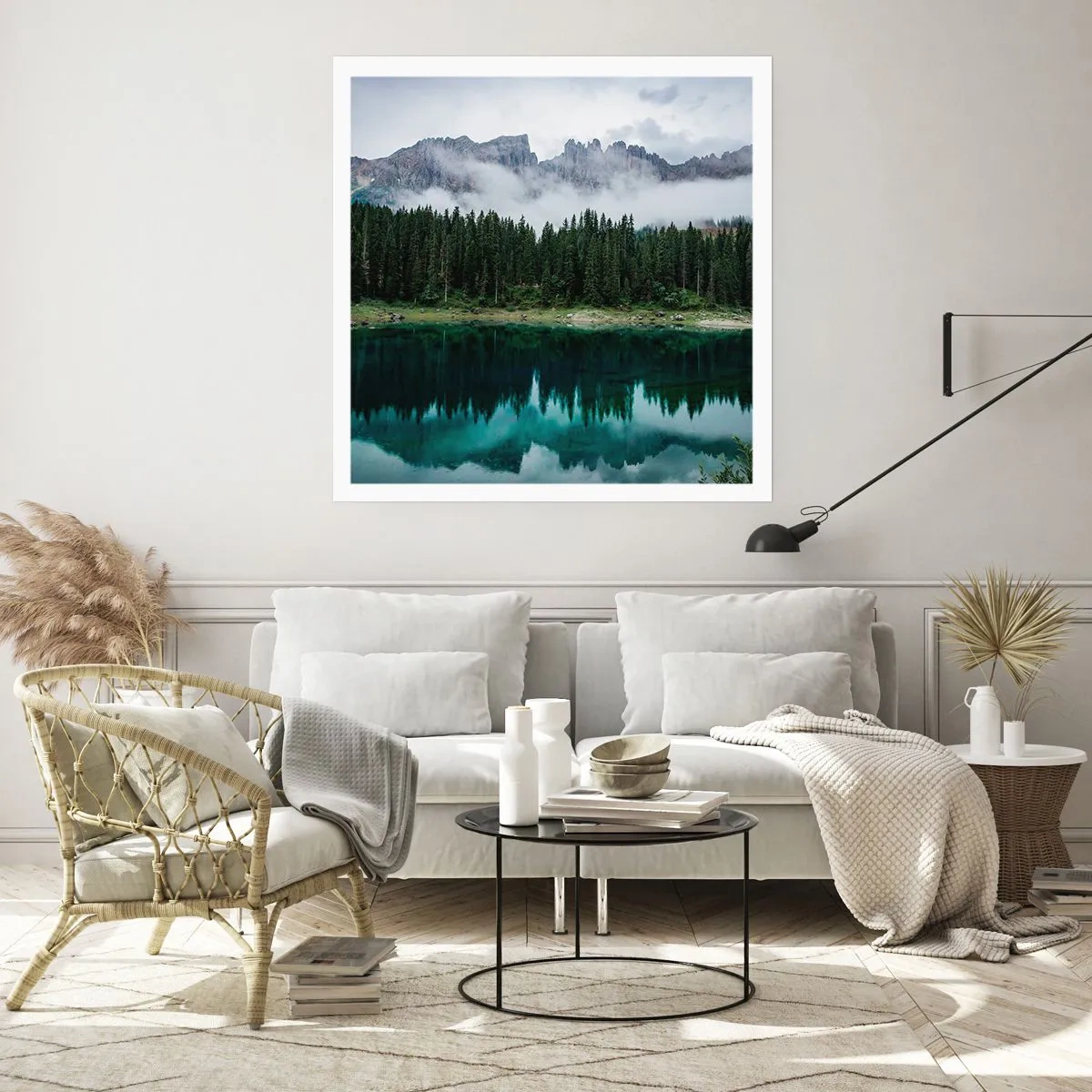 Affiche - Poster - Chut, chut, ne réveillons pas l'eau qui dort - 50x50 cm