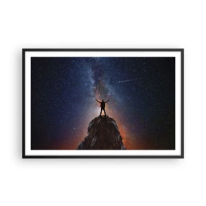 Affiche dans un cadre noir - Poster - Le force est avec moi! - 91x61 cm