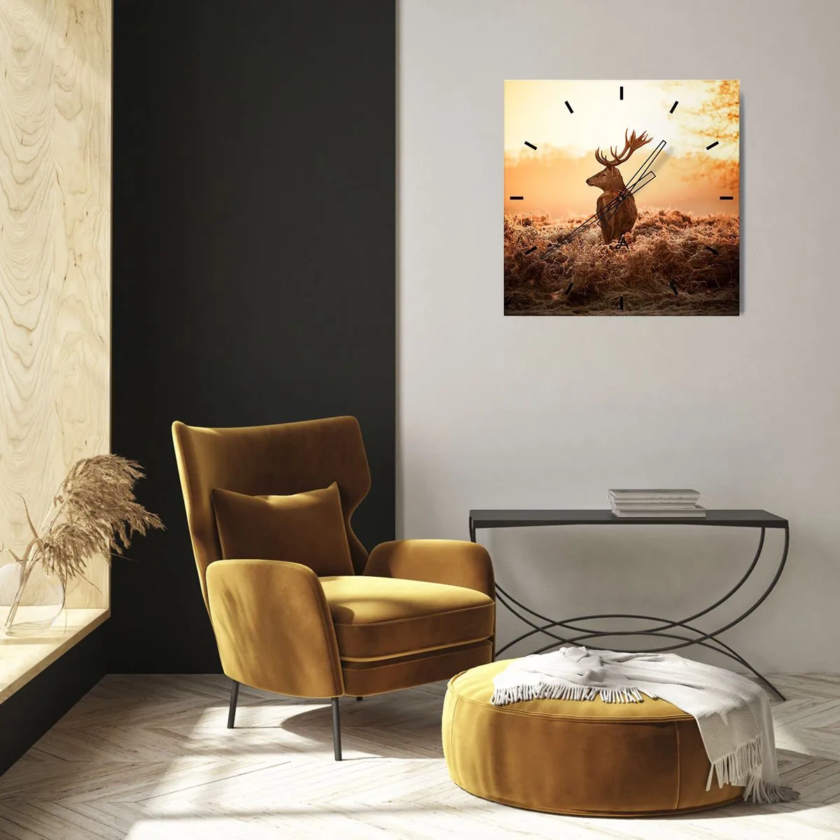 Horloge murale - Pendule murale - Seigneur du domaine - 40x40 cm