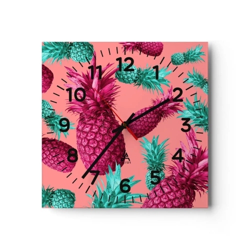 Horloge murale - Pendule murale - La liberté est douce - 40x40 cm