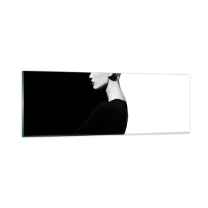 Impression sur verre - Image sur verre - Tout simplement une femme - 90x30 cm