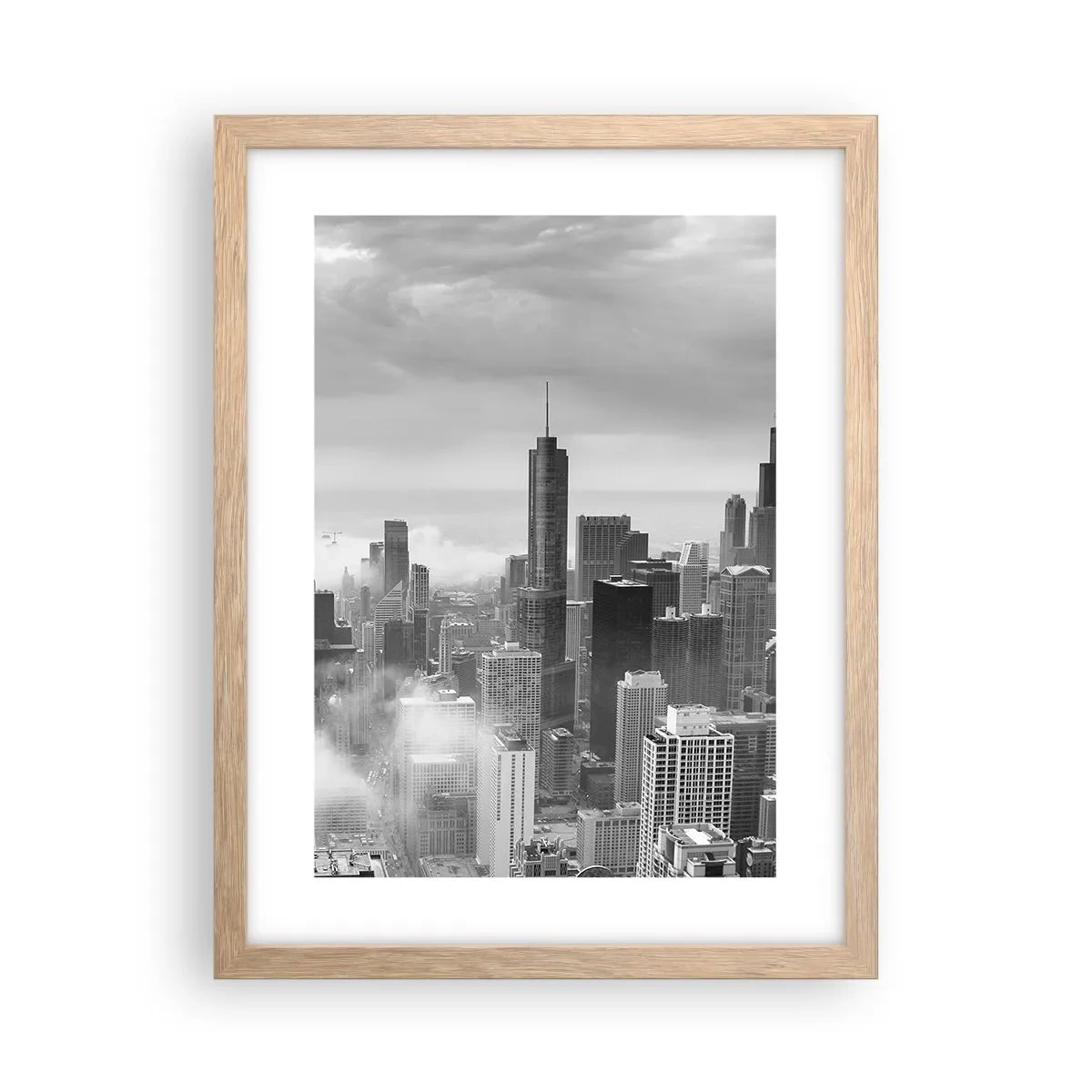 Affiche dans un chêne clair - Poster - Paysage américain - 30x40 cm