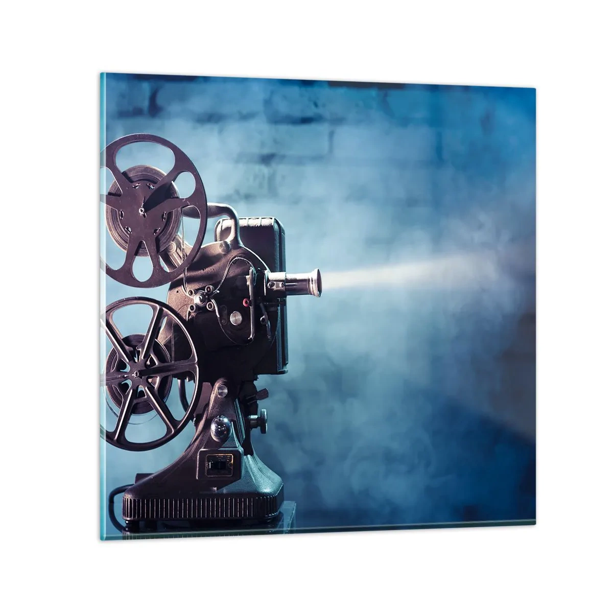 Impression sur verre - Image sur verre - Dans un vieux cinéma - 60x60 cm