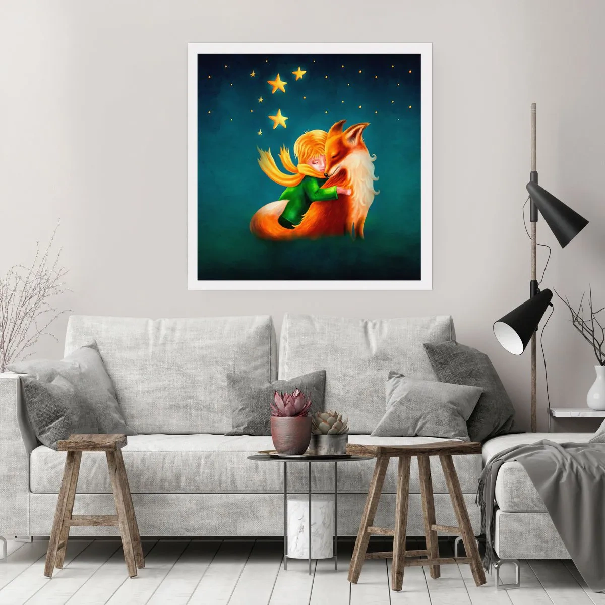 Affiche - Poster - Petit Prince - 60x60 cm