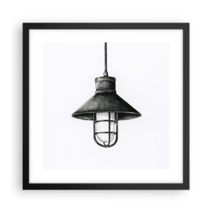 Affiche dans un cadre noir - Poster - Comme il y a des années… - 40x40 cm