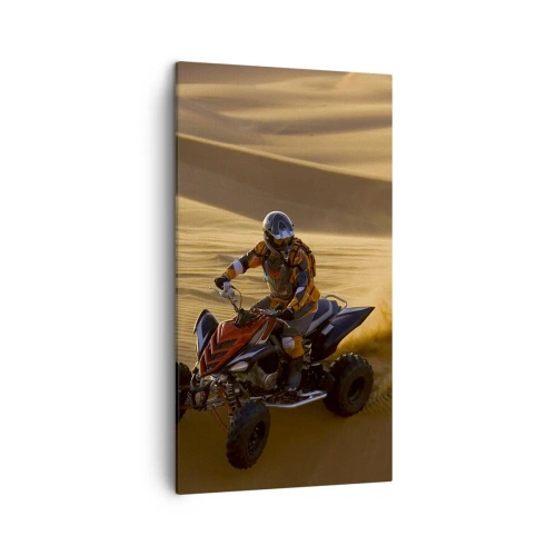 Impression sur toile - Image sur toile - Sur les vagues de sable - 45x80 cm