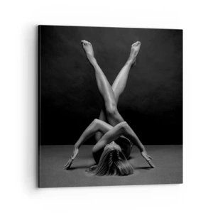 Impression sur toile - Image sur toile - Géométrie de la nudité - 70x70 cm