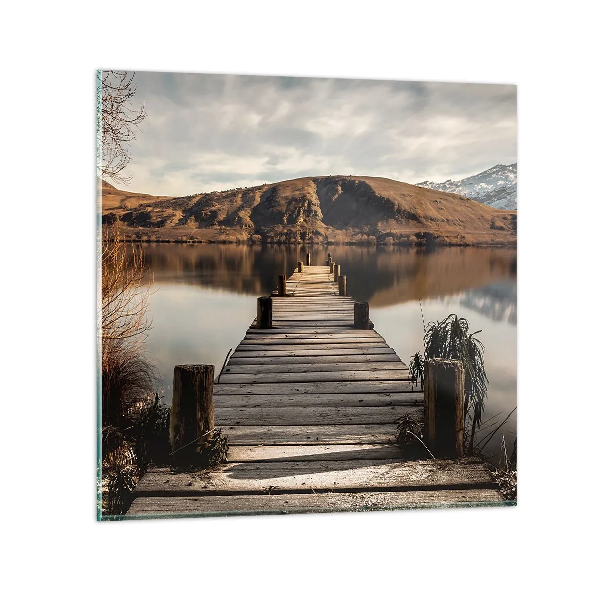Impression sur verre - Image sur verre - Paysage silencieux - 60x60 cm