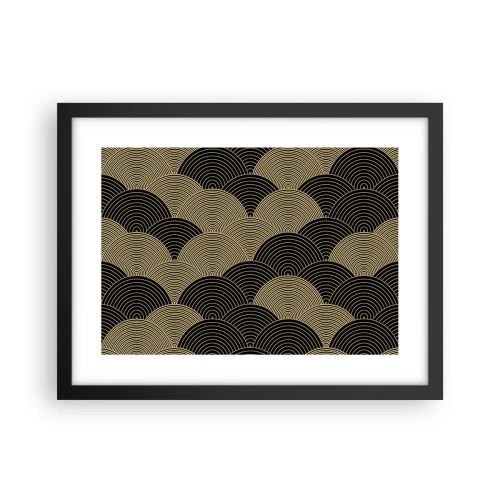 Affiche dans un cadre noir - Poster - Unité dans la multiplicité - 40x30 cm