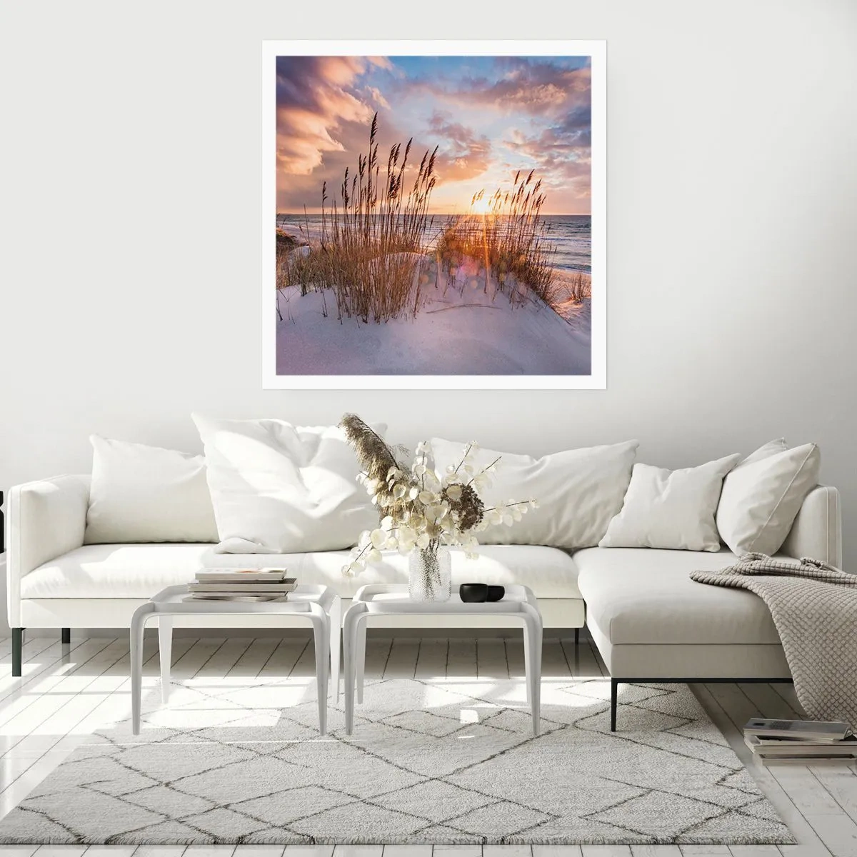 Affiche - Poster - Salutations du soleil et du vent - 50x50 cm
