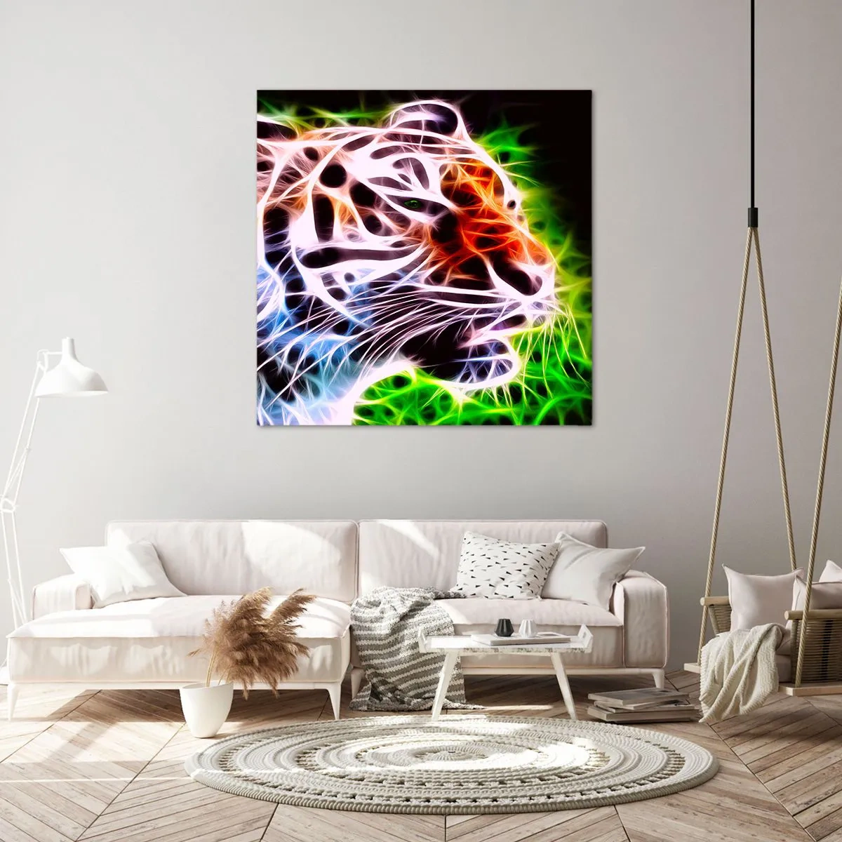 Impression sur toile - Image sur toile - L'aura dangereux - 70x70 cm