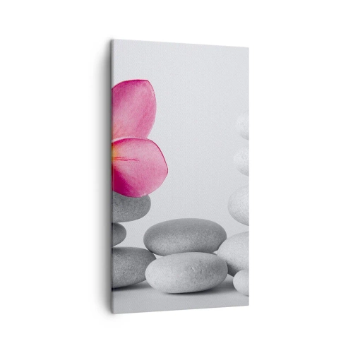 Impression sur toile - Image sur toile - Pierre sur pierre, et sur cette pierre... - 45x80 cm