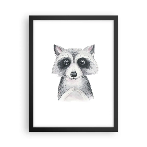 Affiche dans un cadre noir - Poster - Un moment pour s'émouvoir - 30x40 cm