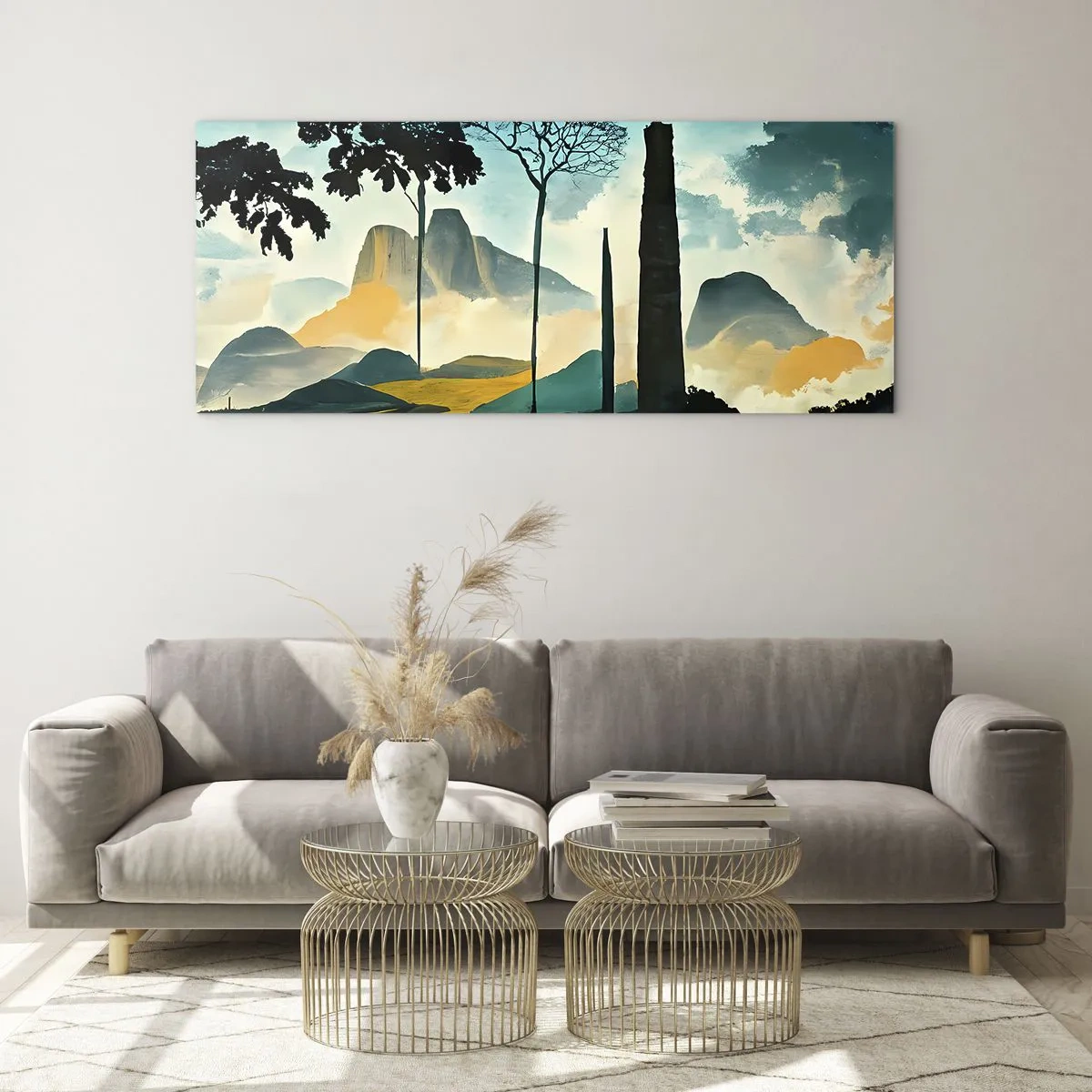 Impression sur verre - Image sur verre - Toujours de plus en plus haut - 100x40 cm