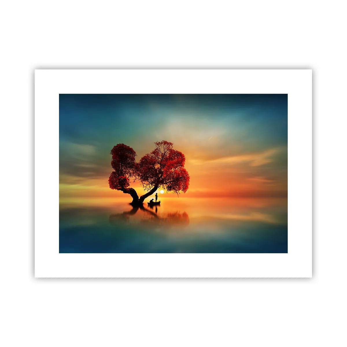 Affiche - Poster - Plénitude et éloignement sans monde - 40x30 cm