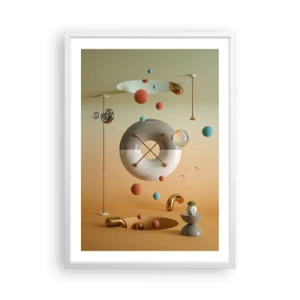 Affiche dans un cadre blanc - Poster - Tout peut arriver - 50x70 cm