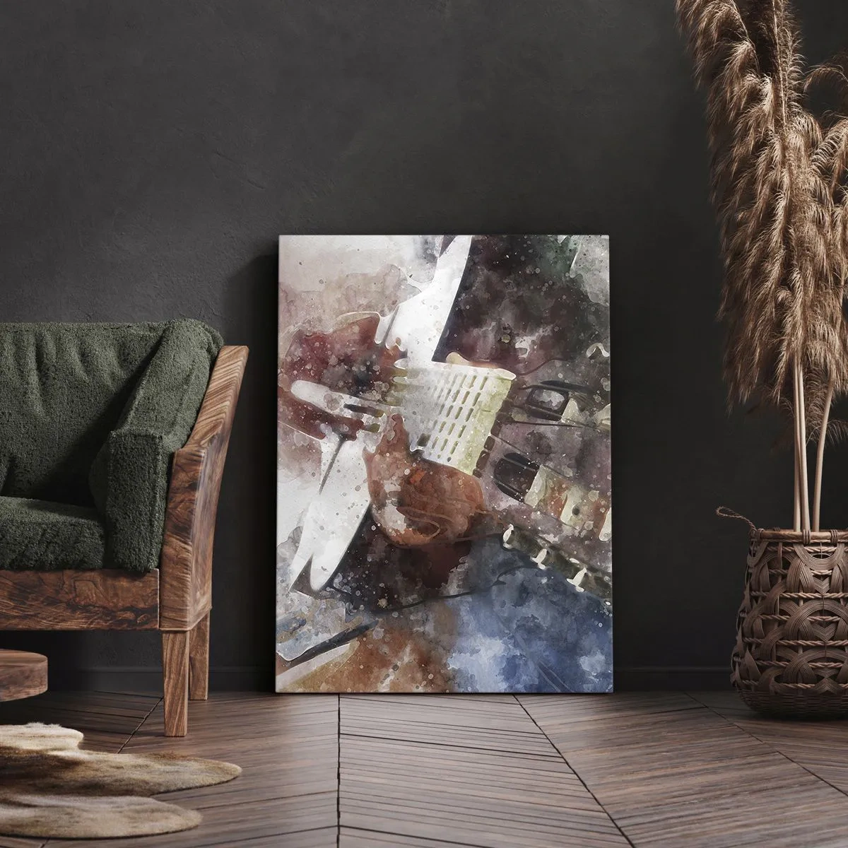 Impression sur toile - Image sur toile - Et qu'en pensez-vous ? - 65x120 cm