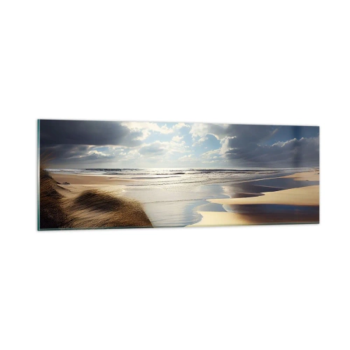 Impression sur verre - Image sur verre - Plage, plage sauvage - 90x30 cm