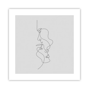 Affiche - Poster - Chaleur de désir renaissant - 40x40 cm