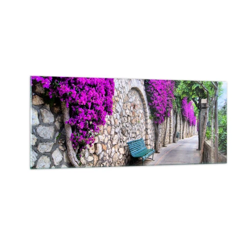 Impression sur verre - Image sur verre - Rencontrons-nous au plus vite - 100x40 cm