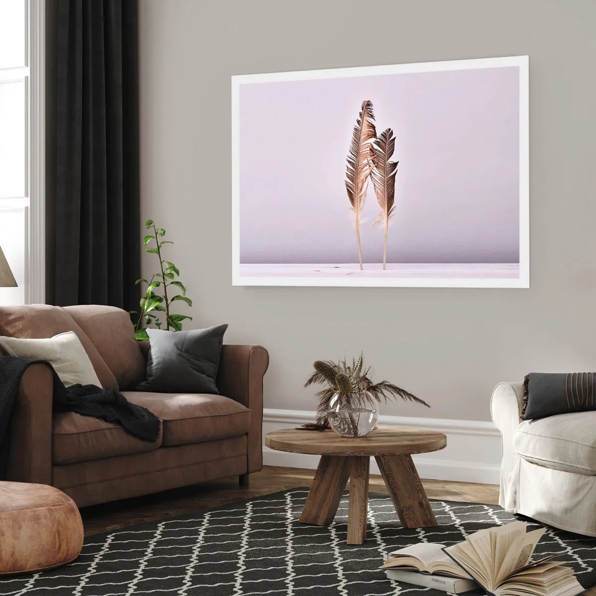 Affiche - Poster - Face au néant - 50x40 cm