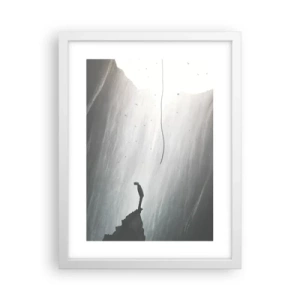 Affiche dans un cadre blanc - Poster - Il y a toujours une issue - 30x40 cm