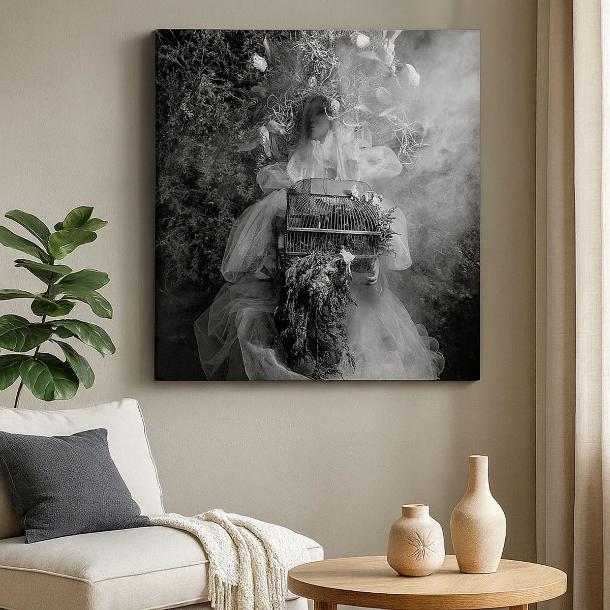 Impression sur toile - Image sur toile - Tout simplement Mère Nature - 30x30 cm