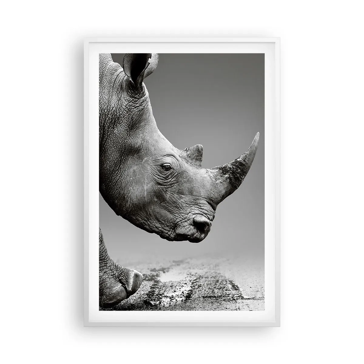 Affiche dans un cadre blanc - Poster - Force inarrêtable - 61x91 cm