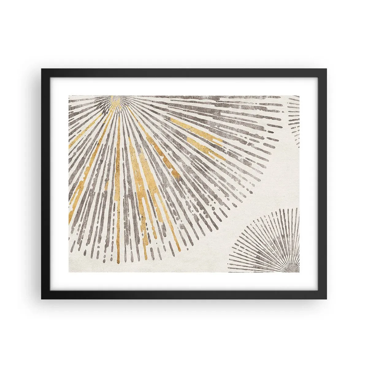 Affiche dans un cadre noir - Poster - La beauté du rayon - 50x40 cm