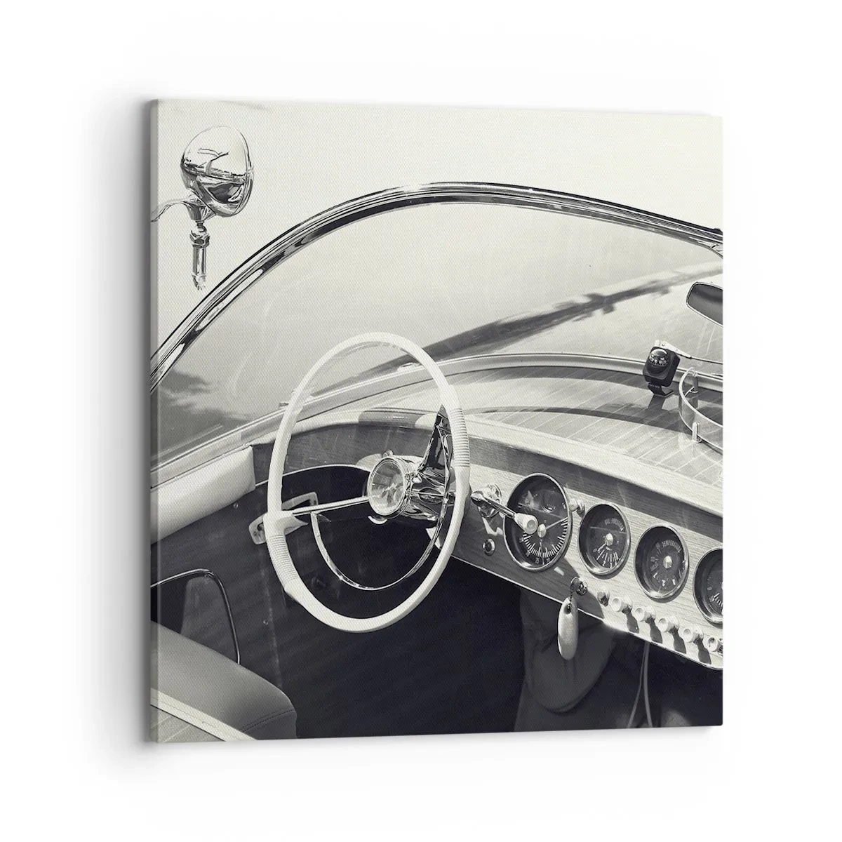 Impression sur toile - Image sur toile - Temps pour riche - 70x70 cm