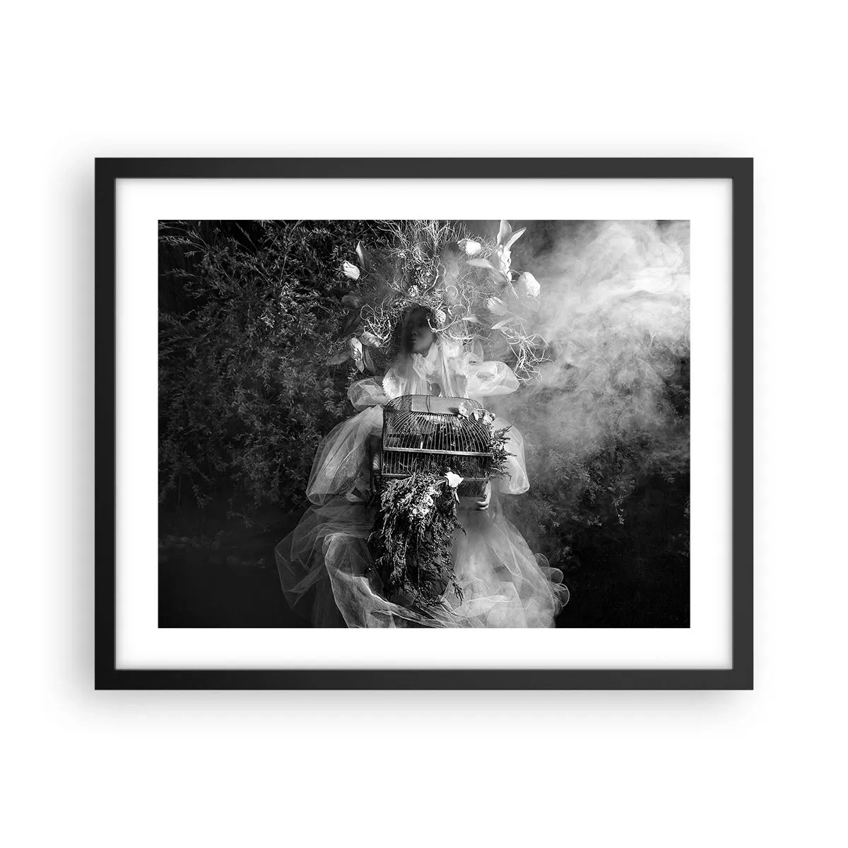 Affiche dans un cadre noir - Poster - Tout simplement Mère Nature - 50x40 cm