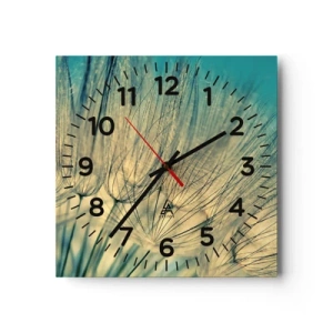 Horloge murale - Pendule murale - En attente du vent - 30x30 cm
