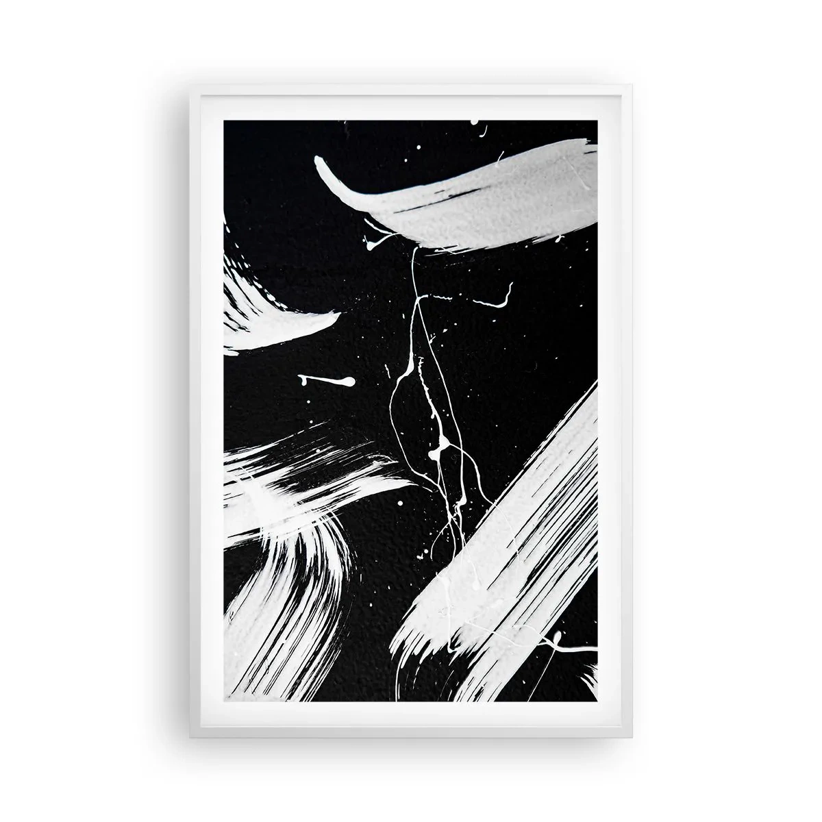 Affiche dans un cadre blanc - Poster - Briser les ténèbres - 61x91 cm