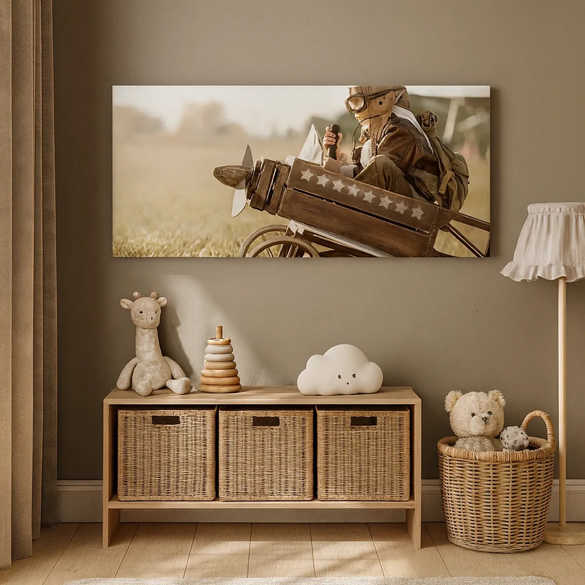 Impression sur toile - Image sur toile - Départ vers un rêve - 30x30 cm