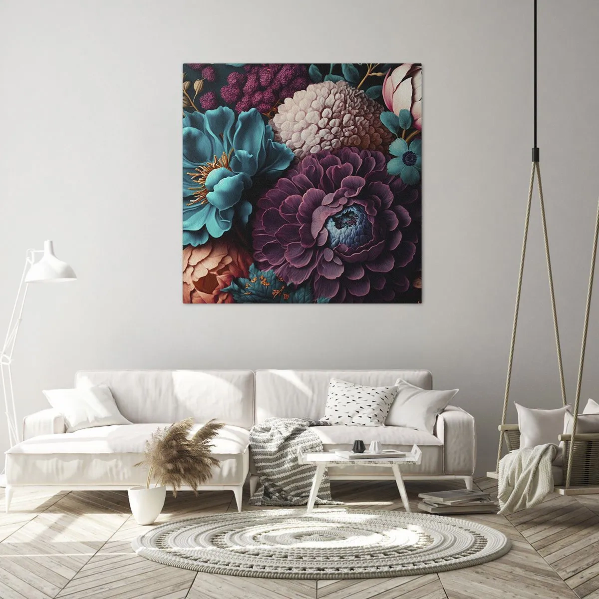 Impression sur toile - Image sur toile - La nature en abondance - 30x30 cm